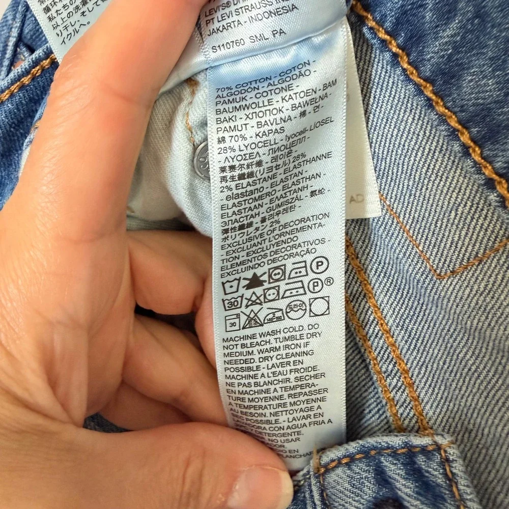 Levi's 511 Classic Slim Fit 32x29 Mens Blue Jean Medium Wash Clean Denim Casual